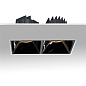 ART-SQF-180x2 LED светильник встраиваемый безрамочный полуповоротный Downlight   -  Встраиваемые светильники 